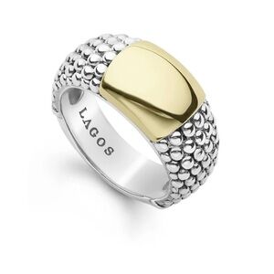 Elegant Gold and Silver Women's Ring
